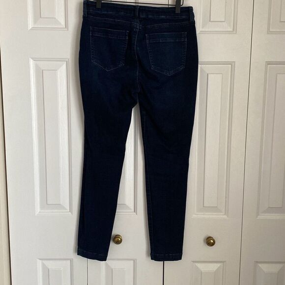NYDJ Ami Skinny Jeans Lift Tuck Technology Dark Wash Size 8 - Picture 7 of 11